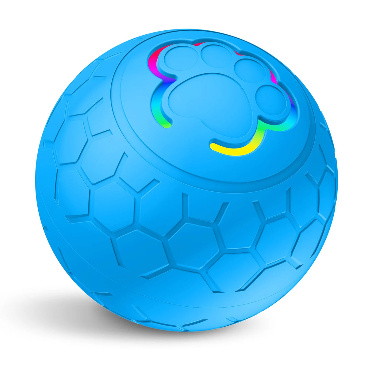 Automatic Rechargeable Interactive Dog Toy Ball With RGB Lights