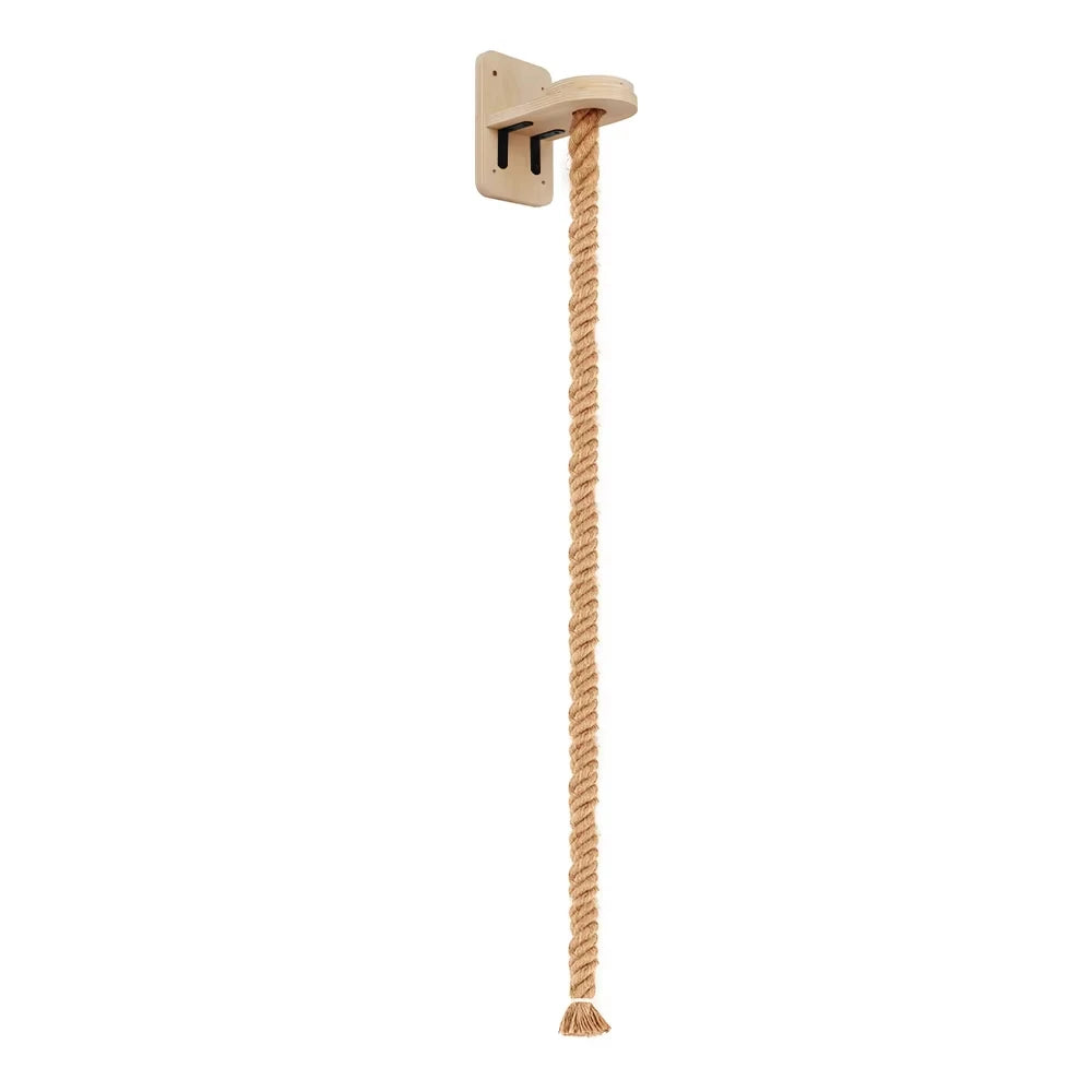 Wall Mounted Cat Climbing Shelf With Sisal Scratching Post