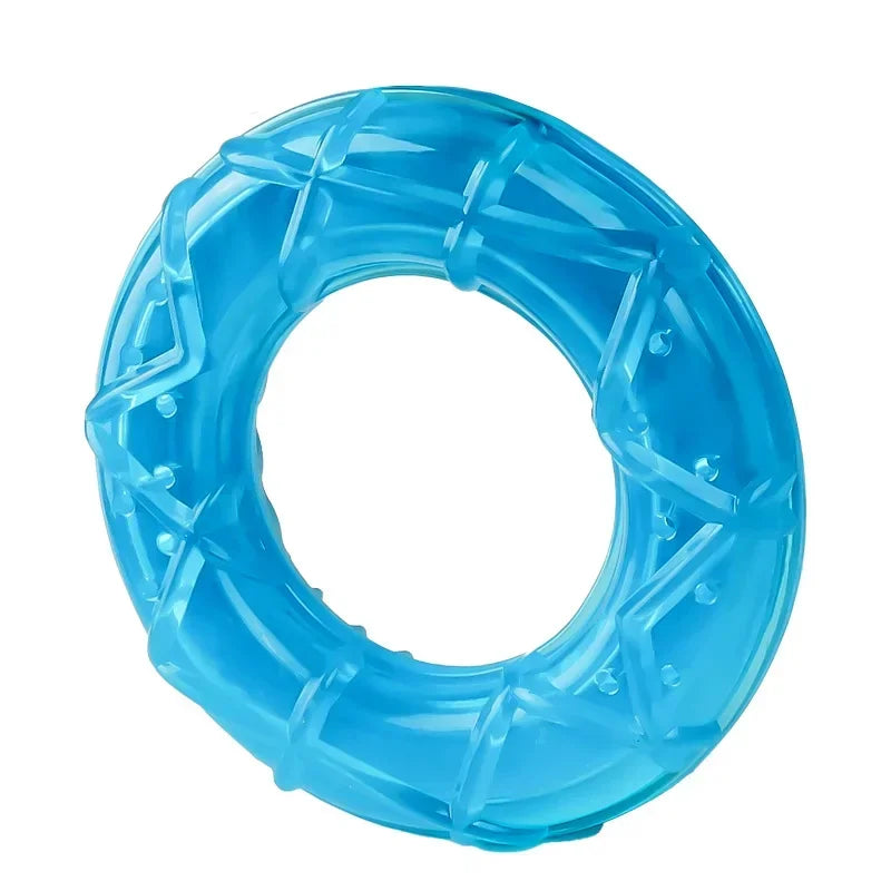 Freezable Ice Pop Dog Cooling Chew Toy Water Filled Puppy Teething Relief Summer Heat Resistant Pet Interactive Chewing Toy