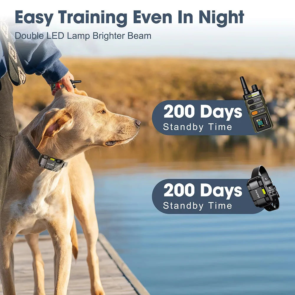 JANPET Waterproof Rechargeable Remote Dog Training Collar