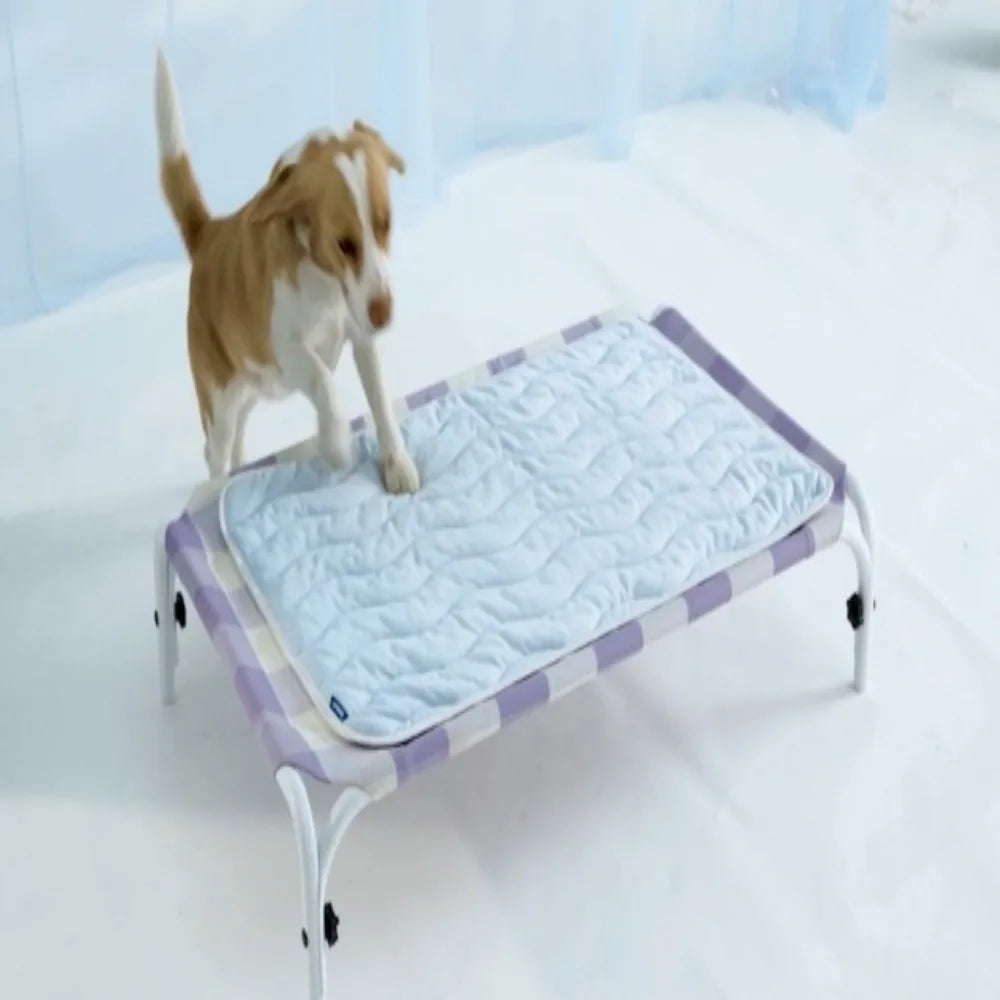 Bedsure Cooling Dog Mat, Washable Breathable QMax Fiber Pet Bed