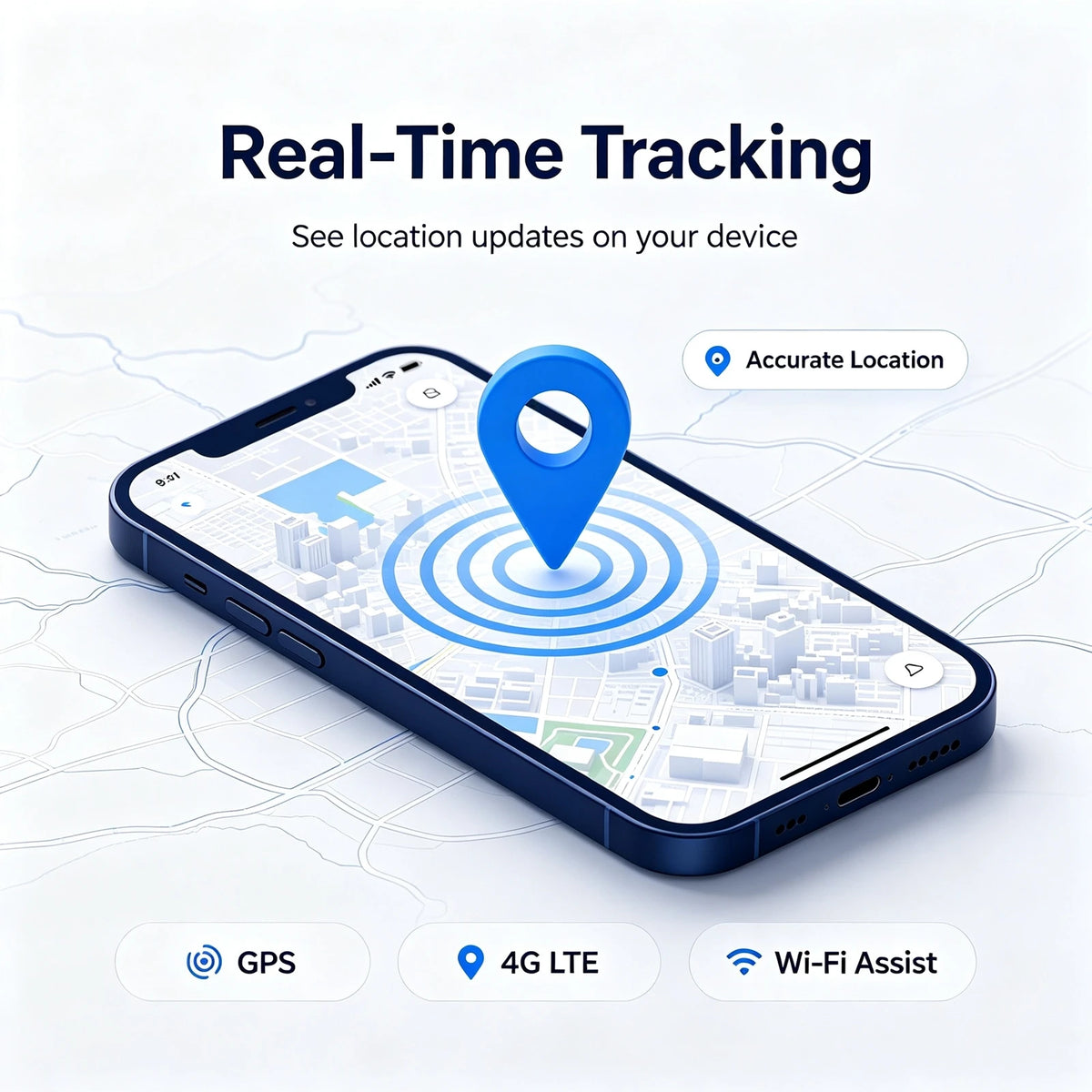 Magnetic GPS Vehicle Tracker With Realtime Positioning And Waterproof Design