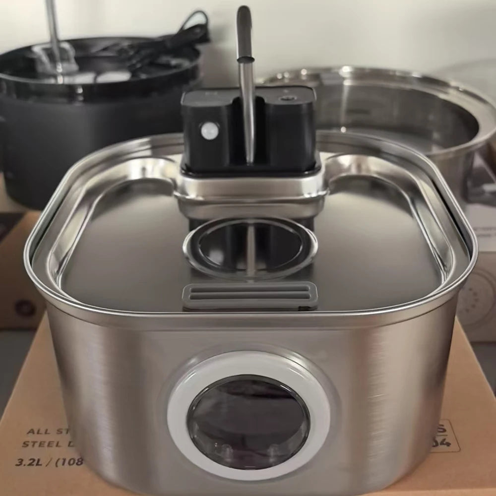 Automatic Wireless Charging Pet Water Fountain With Filter