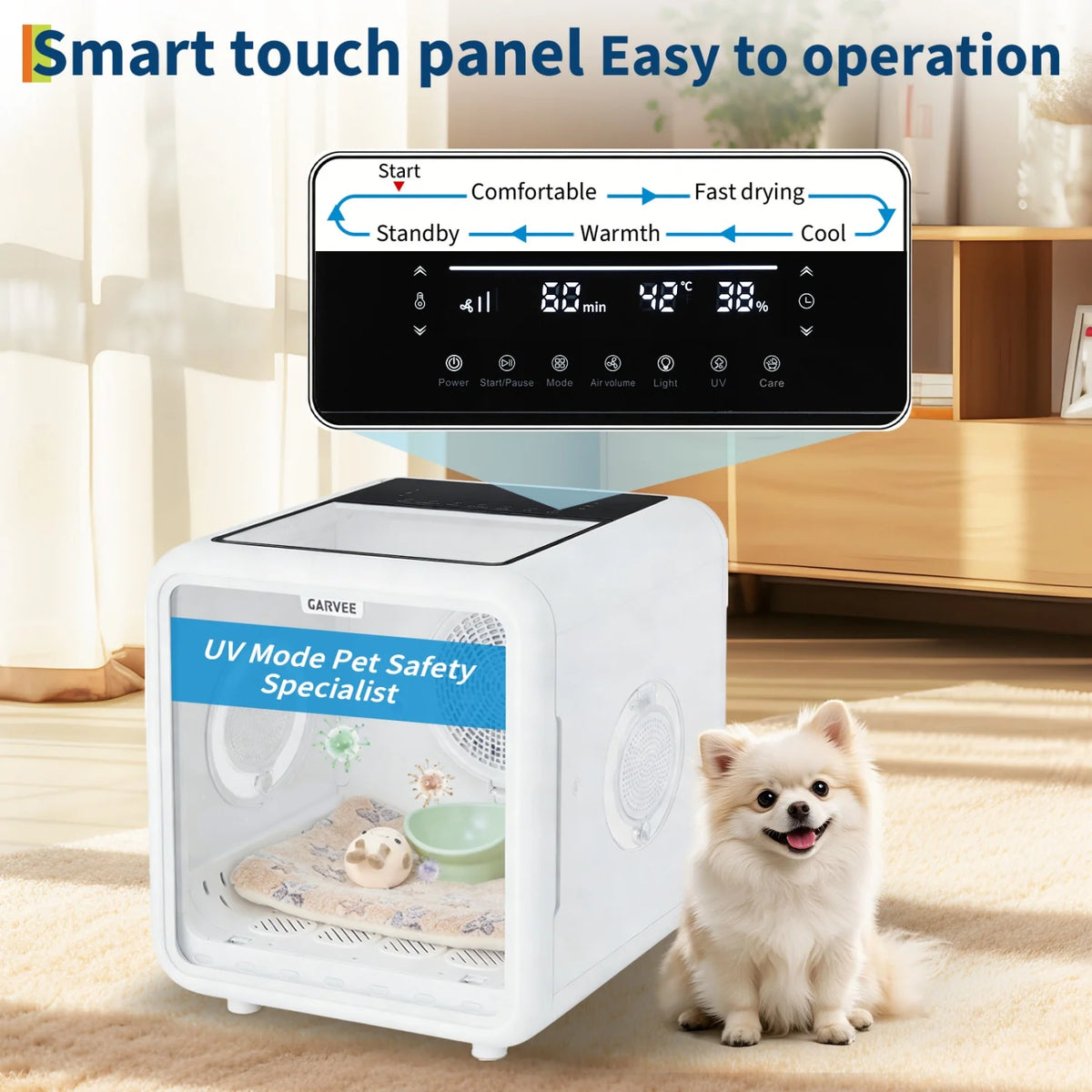 Himiss Automatic Pet Drying Box With 360 Degree Smart Heating