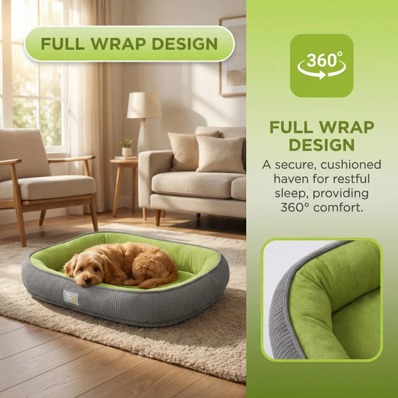 Quality Fiber Pet Bed For Dogs And Cats At Home