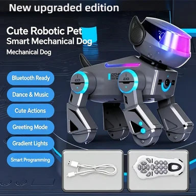 Multifunctional Smart Remote Control Robot Puppy Interactive Intelligent Electronic Pet Dog Animal Toy For Boys Girls