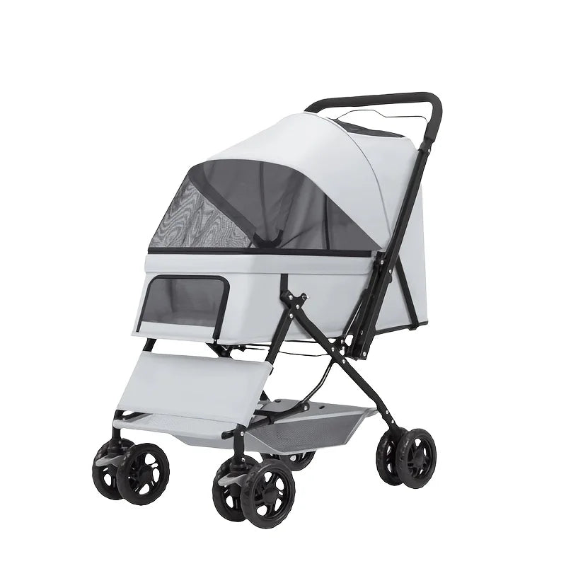 Premium Portable Pet Stroller Travel Carrier For Dogs