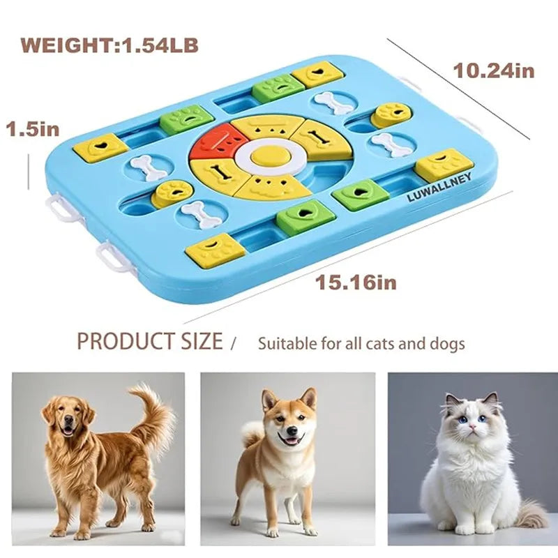 Huanleyangguang Interactive Dog Puzzle Toy Slow Feeder