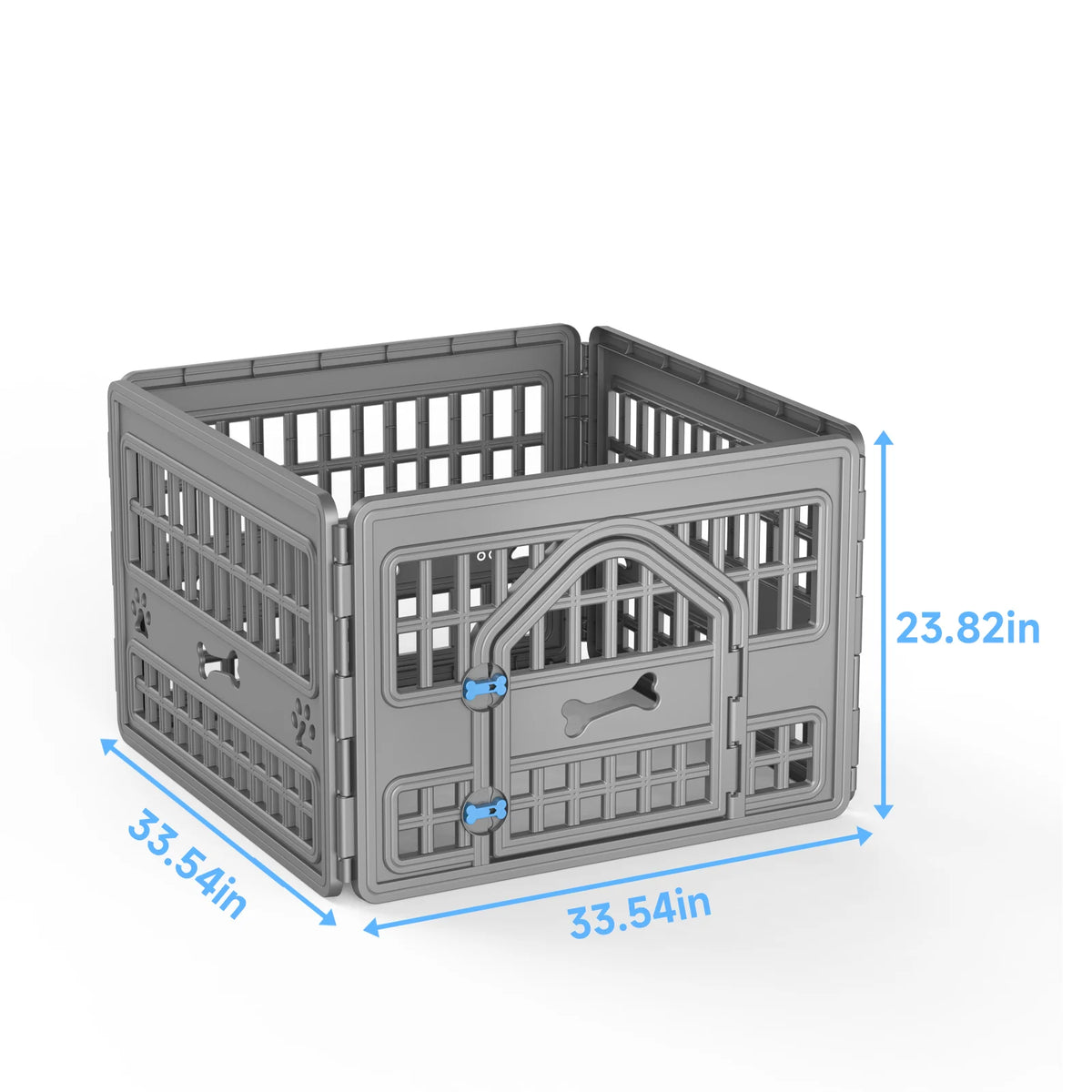 Foldable Plastic Pet Playpen Four Panel Dog Exercise Fence