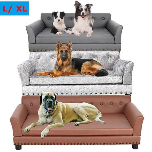 Borwart Premium Raised Pet Sofa Bed For Dogs And Cats