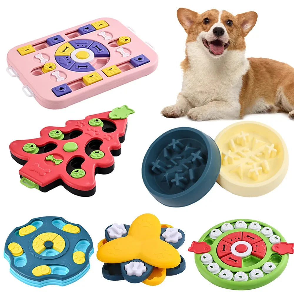 YOUSE Interactive Dog Puzzle Toy Slow Feeder Food Dispenser