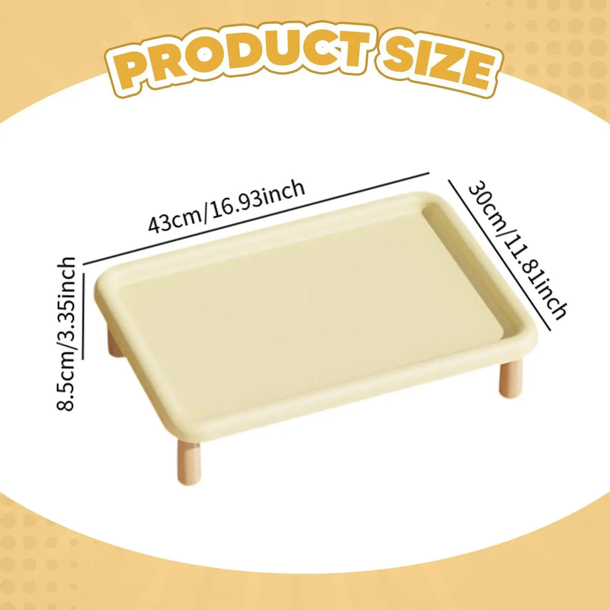 Raised Wooden Cat Food Bowl Stand For Cats And Dogs