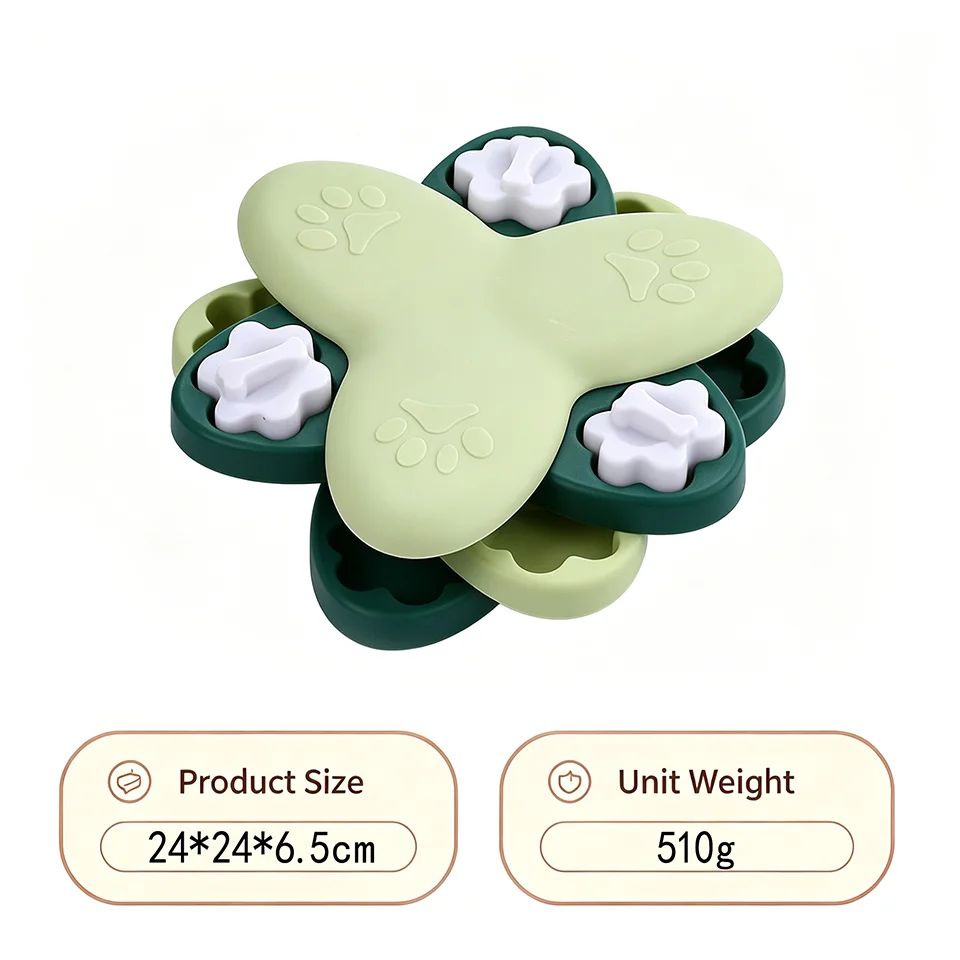Interactive Pet Puzzle Feeder Toy For Dogs And Cats