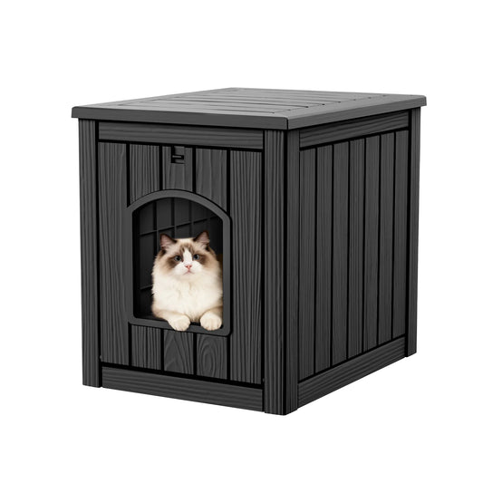 Waterproof Resin Pet House End Table For Cats And Dogs
