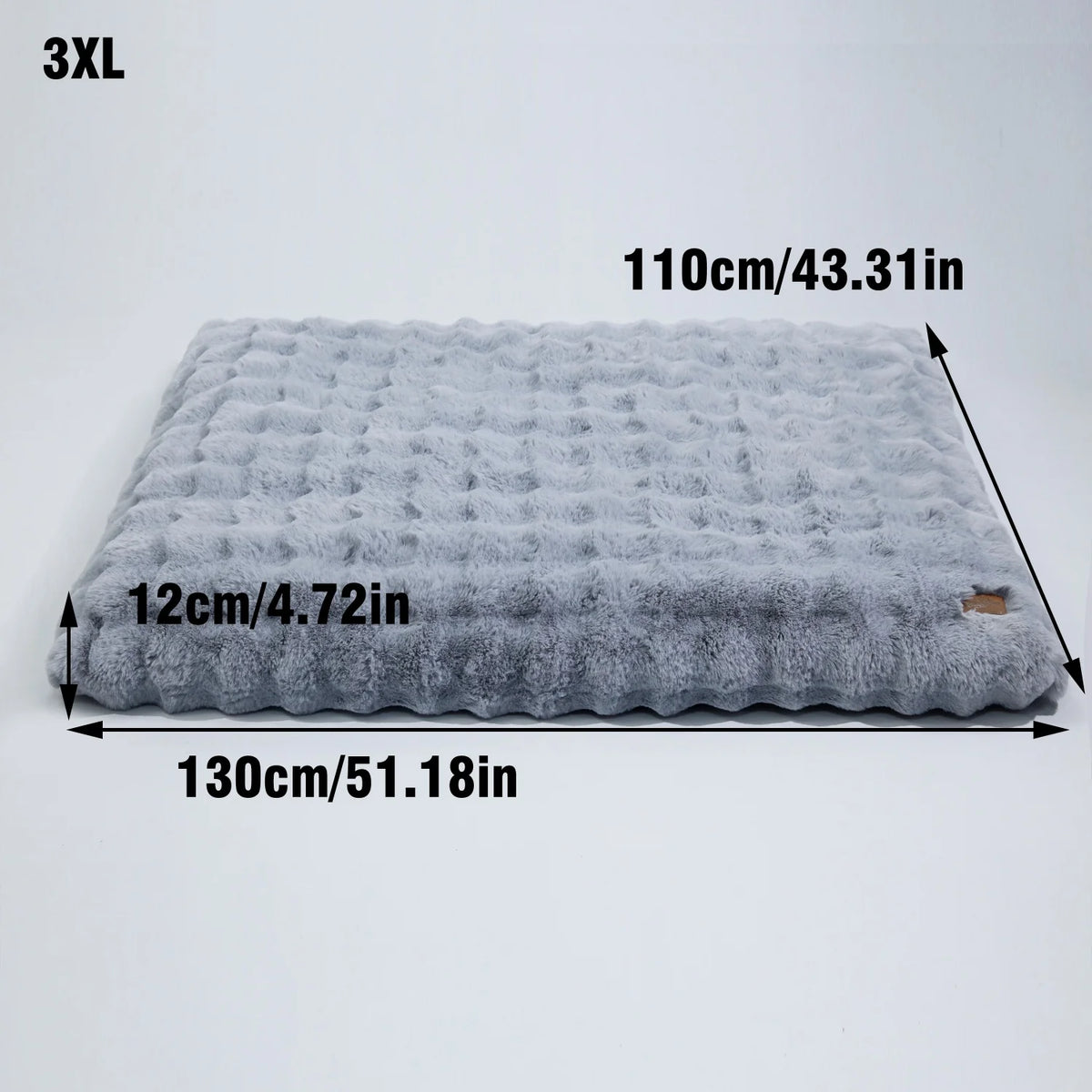 Bingopaw Plush Calming Dog And Cat Bed With Foam Base