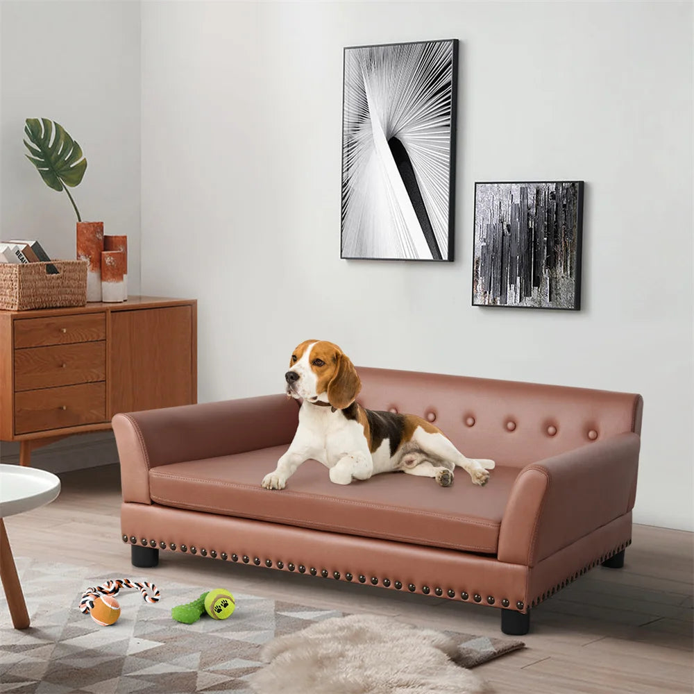 Borwart Premium Raised Pet Sofa Bed For Dogs And Cats