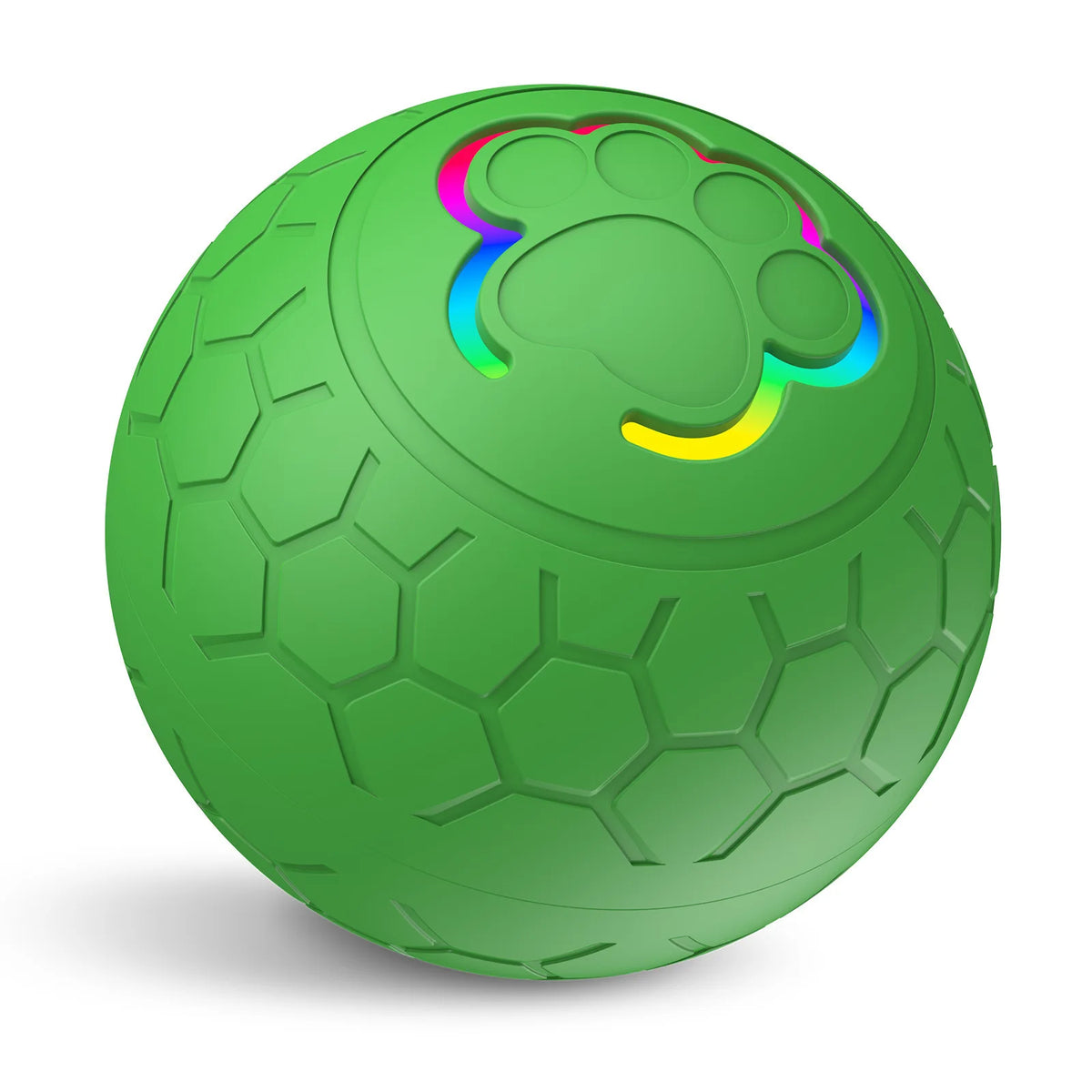 Automatic Rechargeable Interactive Dog Toy Ball With RGB Lights