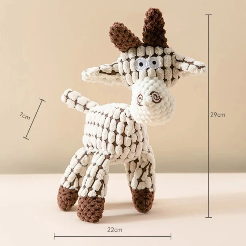 1PCS Pet plush toys for dogs, interactive, stress relieving, chew resistant toys, pet supplies