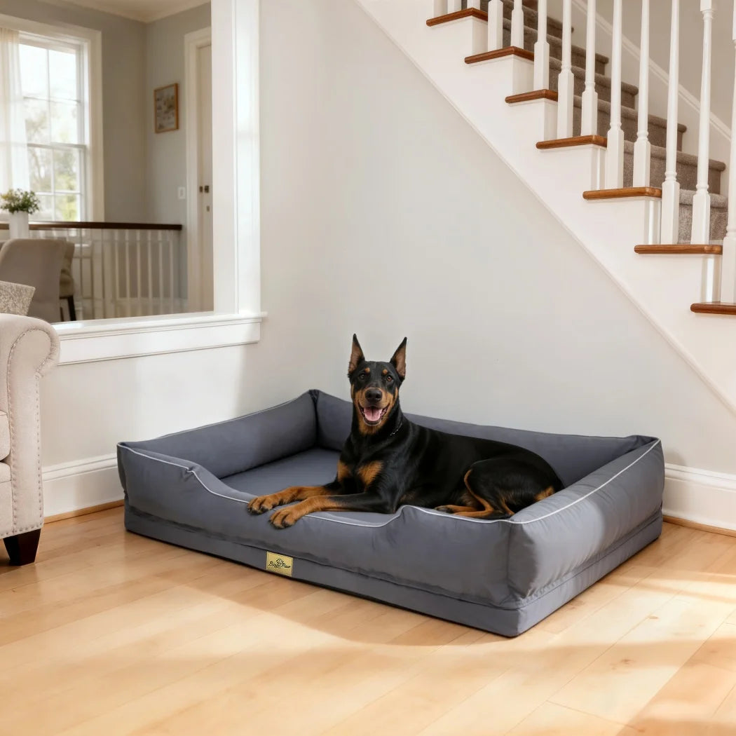 Borwart Orthopedic Dog Bed Sofa With Washable Waterproof Cover