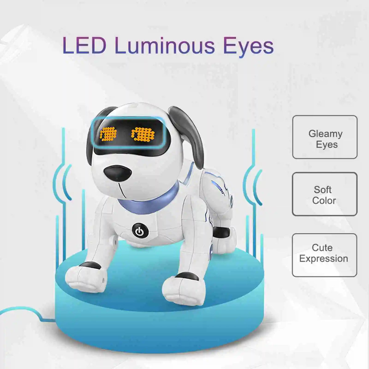 Infrared Remote Control Intelligent Robot Dog Dynamic Music Dance