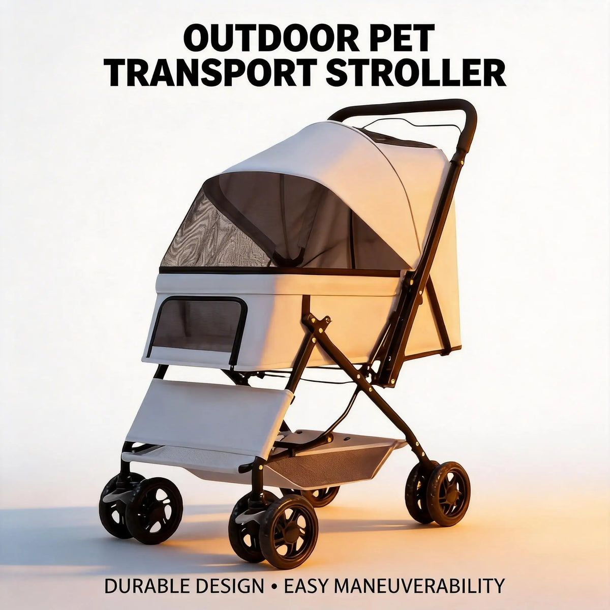 Premium Portable Pet Stroller Travel Carrier For Dogs