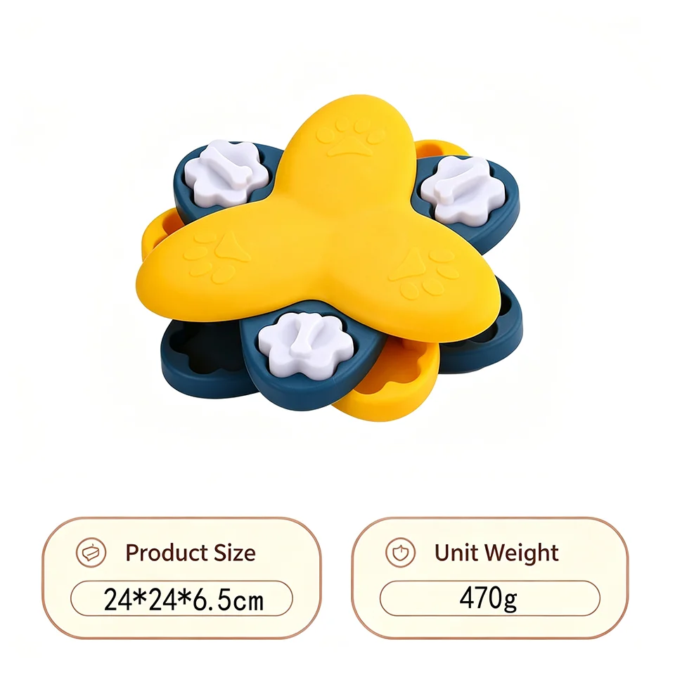Interactive Pet Puzzle Feeder Toy For Dogs And Cats