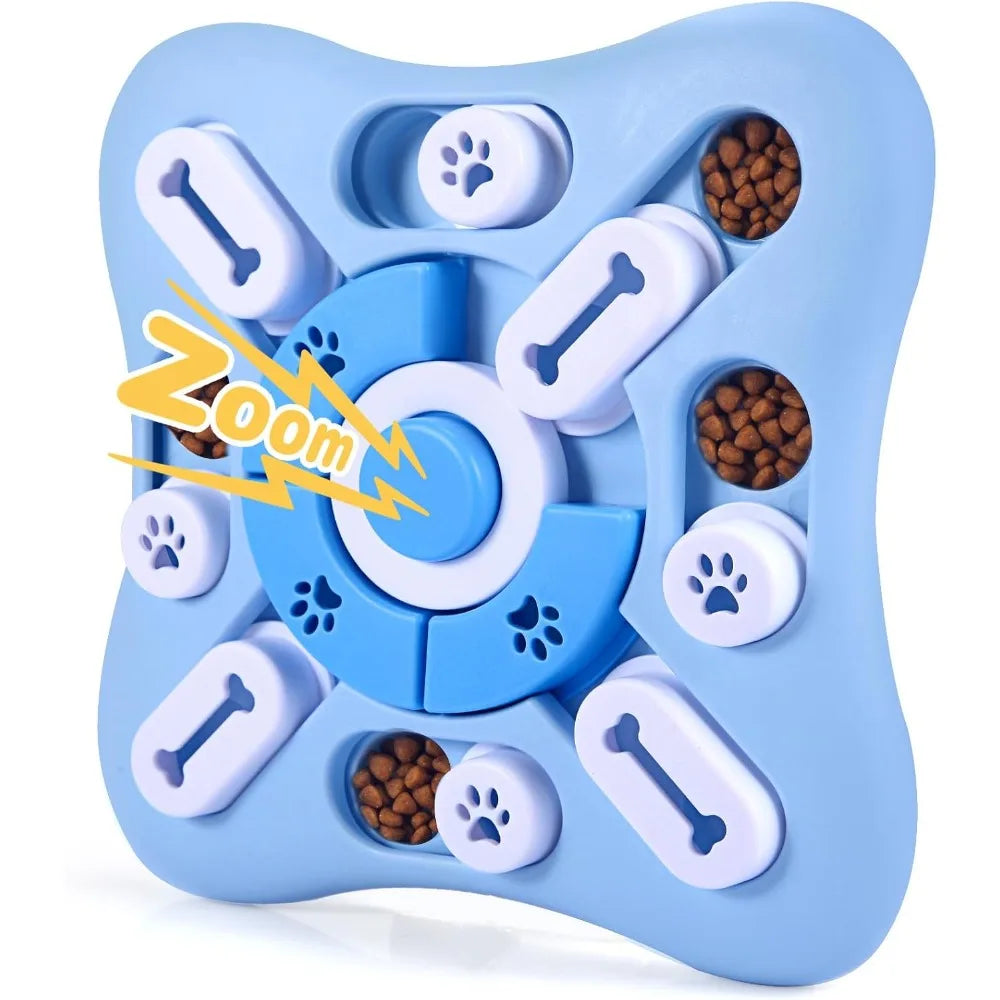 Interactive Squeaky Dog Puzzle Toy For Training And Treat Dispensing