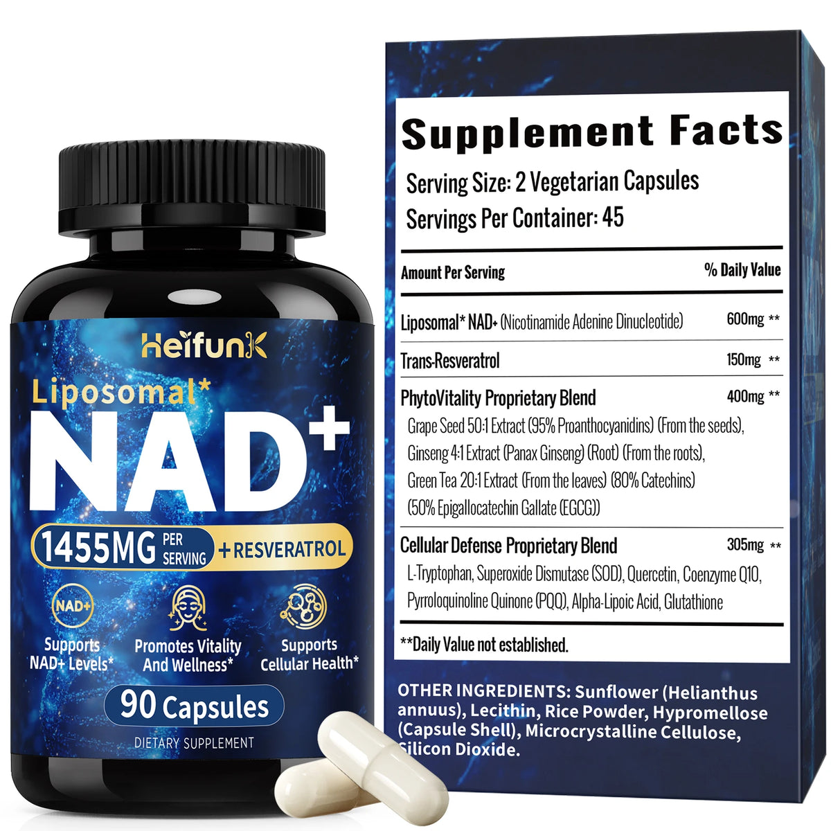 Biyode NAD Plus Supplement for Energy and Cellular Support