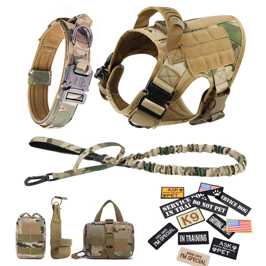 Petavel Tactical Dog Harness Vest With Secure Buckle For Training