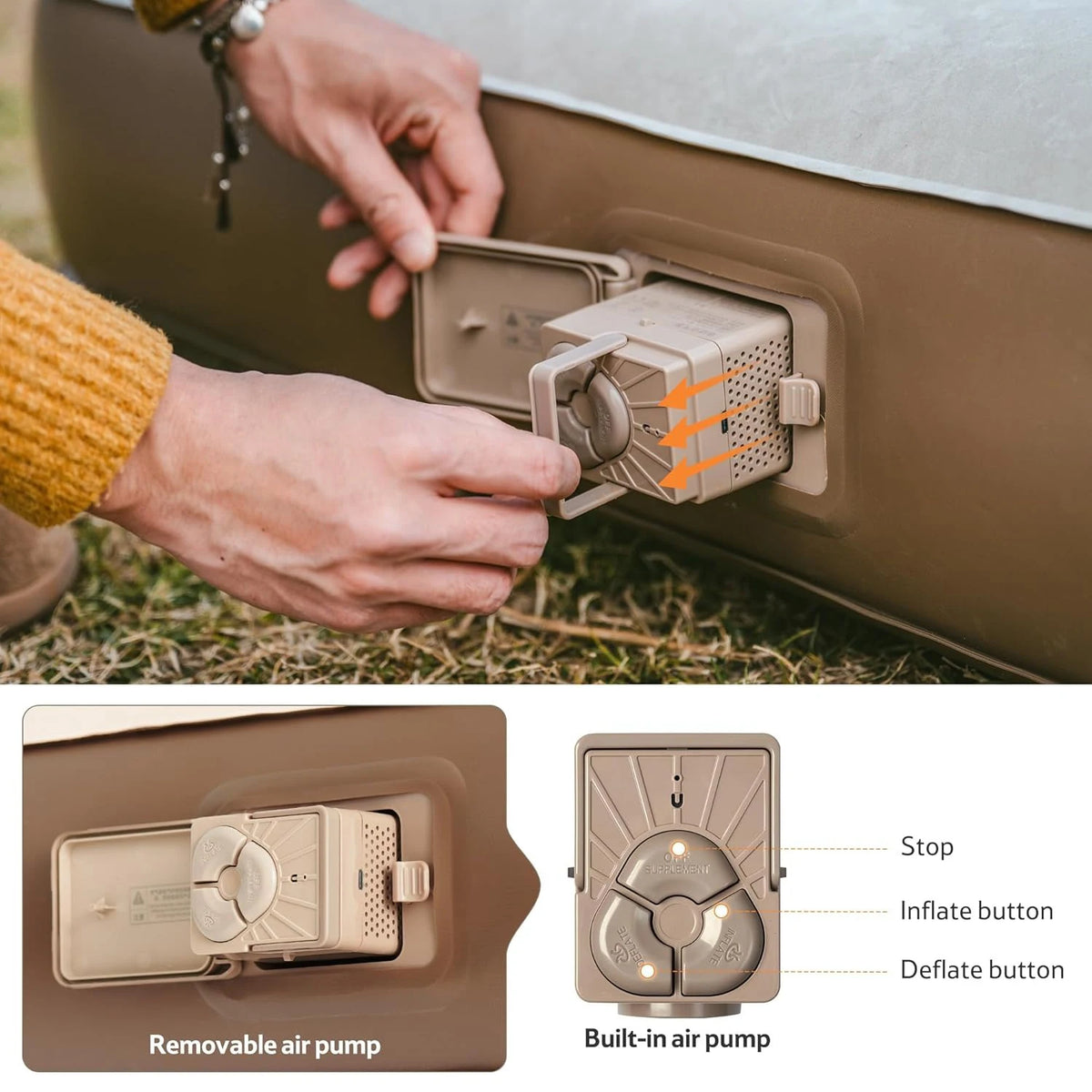 Naturehike Reliable Inflatable Air Mattress For Home And Camping