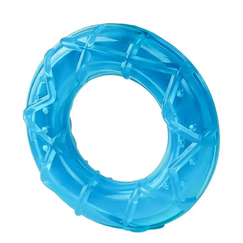 Freezable Ice Pop Dog Cooling Chew Toy Water Filled Puppy Teething Relief Summer Heat Resistant Pet Interactive Chewing Toy