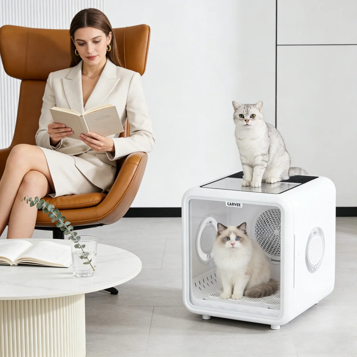 Himiss Automatic Pet Drying Box With 360 Degree Smart Heating