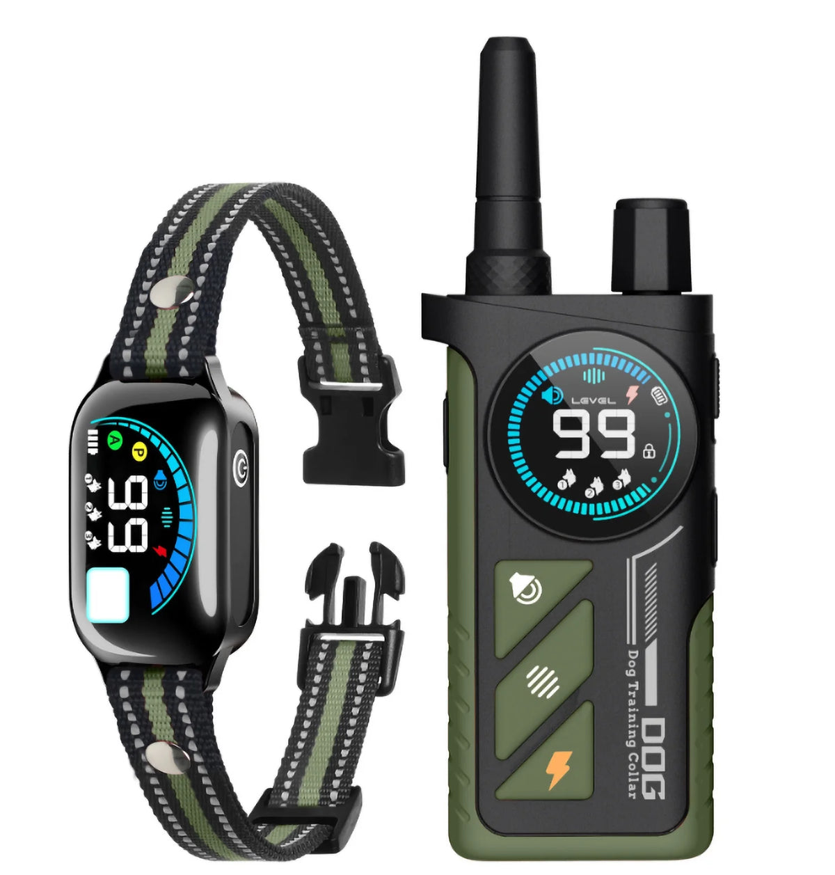 PaiPaitek Automatic Anti Bark Dog Training Collar Waterproof Shock Collar