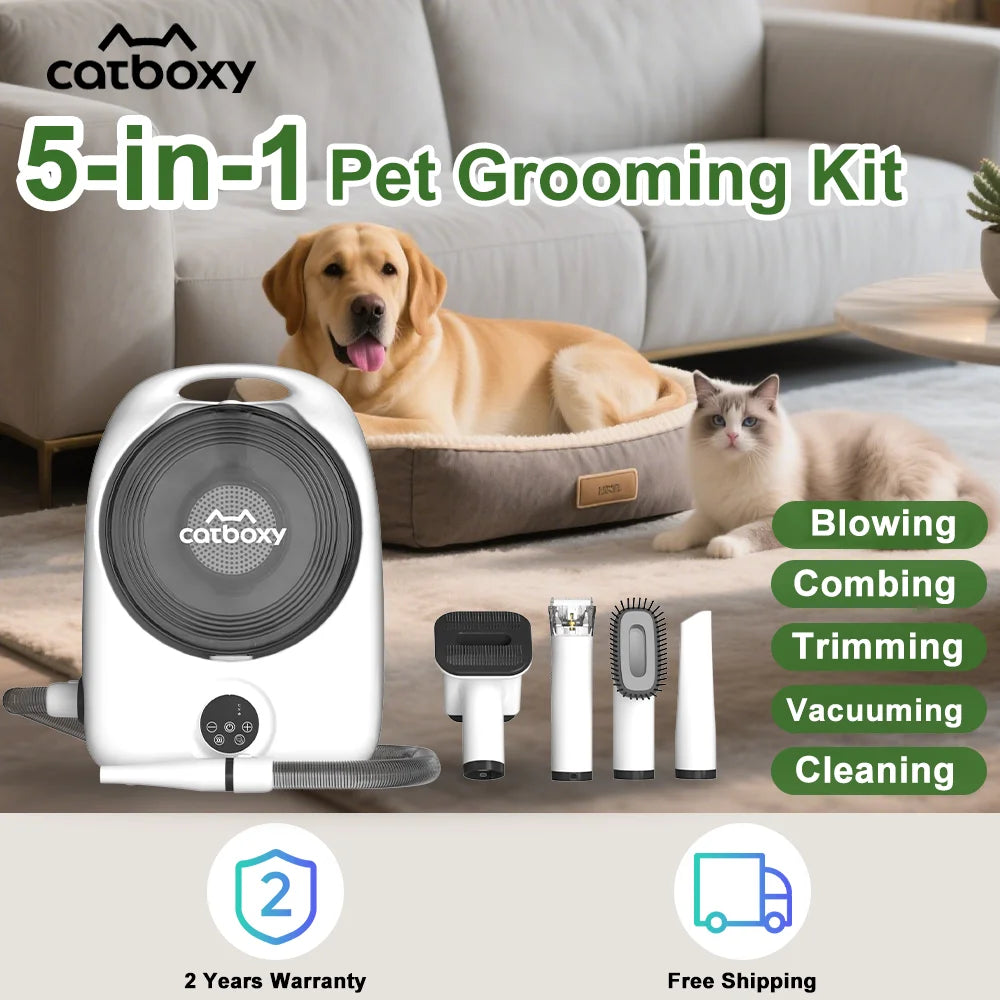 Professional Cat And Dog Grooming Vacuum With Blow And Suction