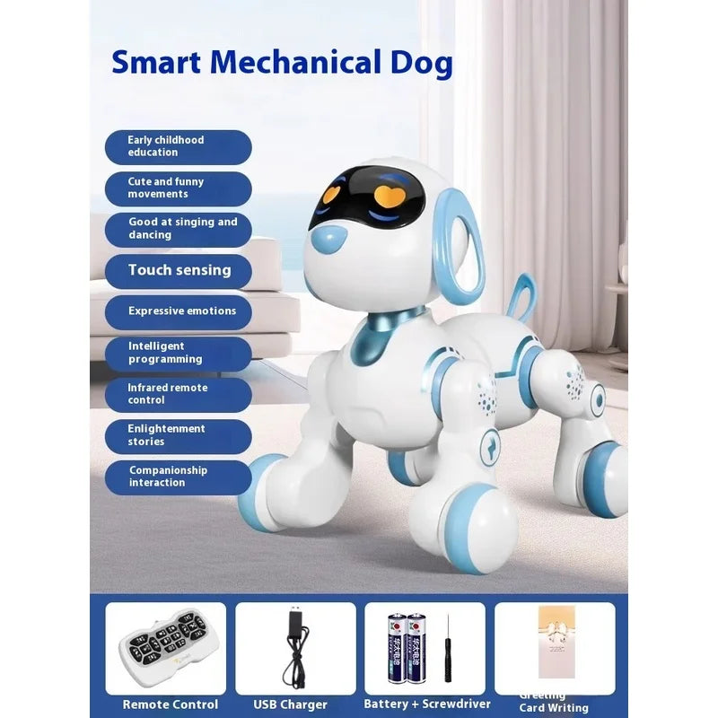 Multifunctional Smart Remote Control Robot Puppy Interactive Intelligent Electronic Pet Dog Animal Toy For Boys Girls
