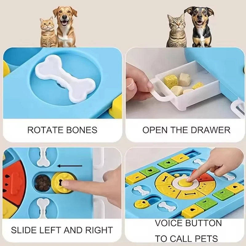 NOCCLILI Interactive Dog Puzzle Training Enrichment Toy For Smart Dogs