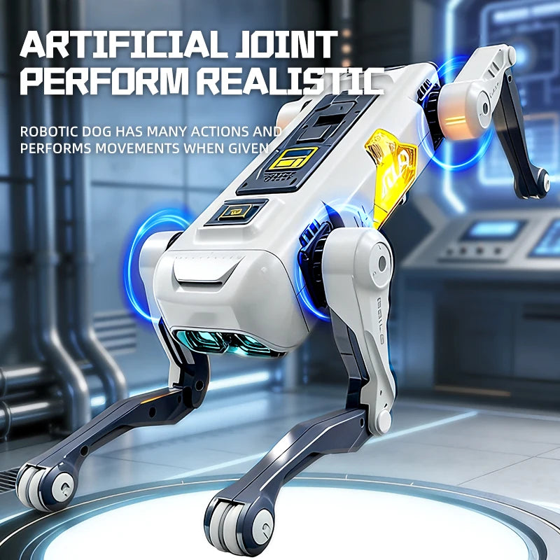 Electric RC Intelligent Robot Dog Multifunction RC Mechanical Dog Educational Toy Bionic Smart Robot Toy Gift