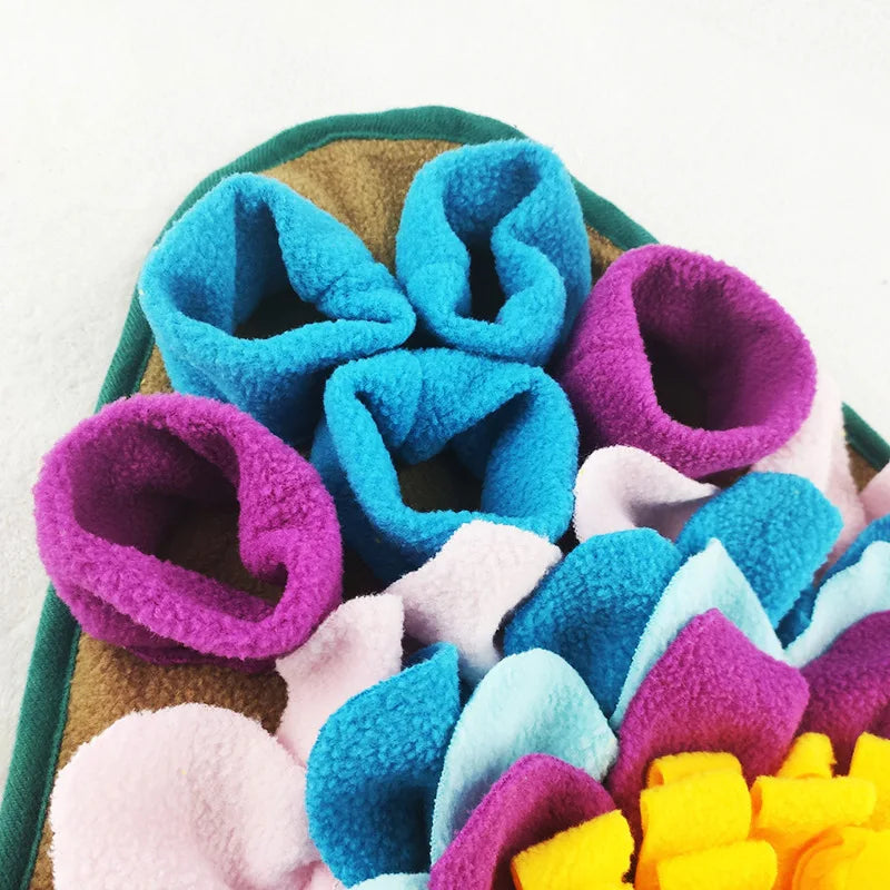Pet Snuffle Mat Bite Resistant Puzzle Feeding Blanket for Pets