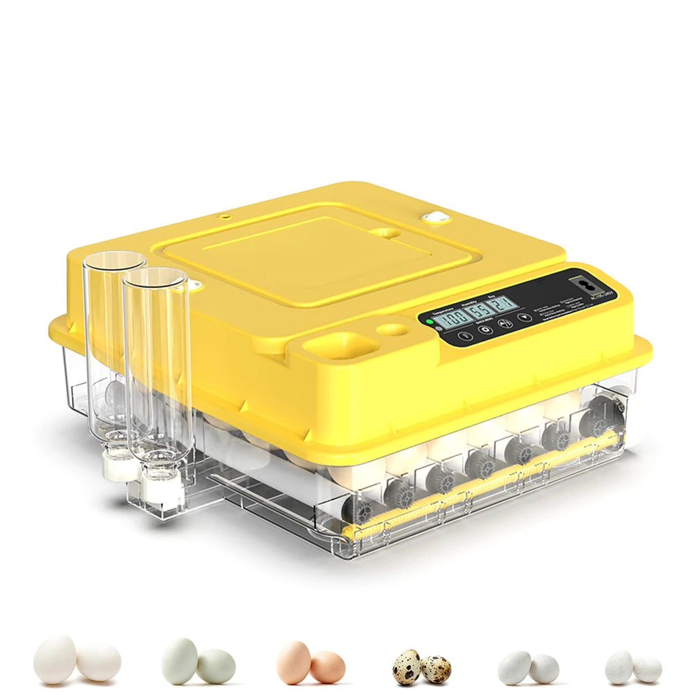 36-216 Egg Incubator for Hatching Eggs, Fully Automatic Egg Incubator with Auto Temp/Water/Turning, for Chicken Duck Goose