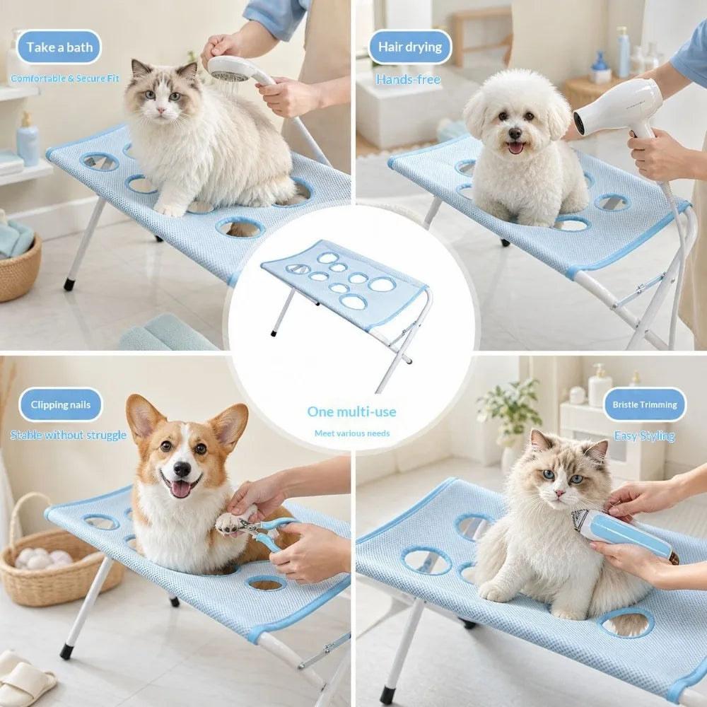 Pet Cat Dog Grooming Hammock Sling Bathing Restraint Bag Anti Scratch Bite Nail Trimming Washing Holder Small Dogs Cats Supplies