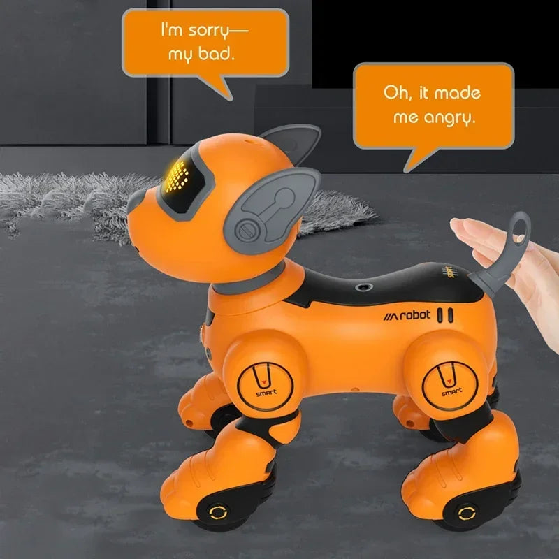 Remote Control Robot Dog Intelligent Voice Control Pet Puppy Smart Dogs Robot Touch Sensing Dance RC Dog Robotic Kids Toy Gifts
