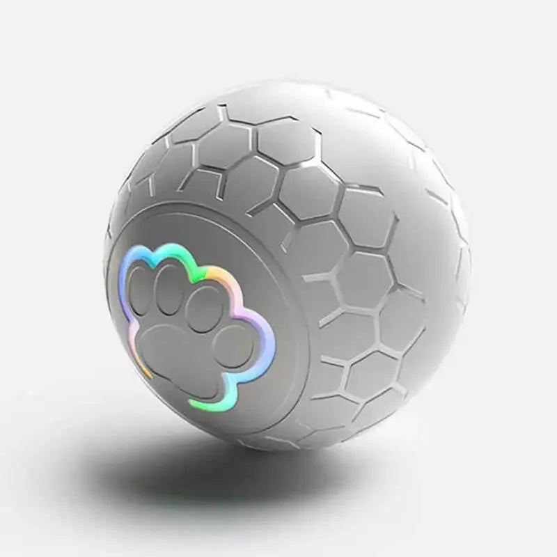 Automatic Rechargeable Interactive Dog Toy Ball With RGB Lights