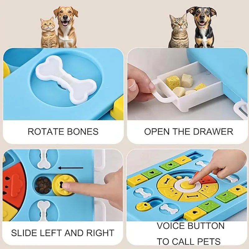 Huanleyangguang Interactive Dog Puzzle Toy Slow Feeder