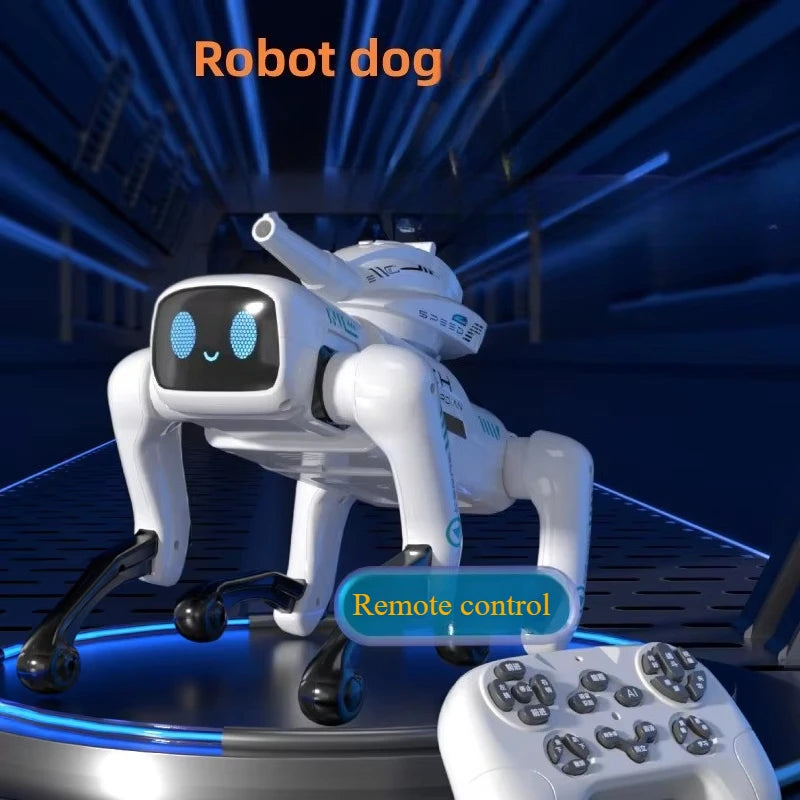Yingjia 18013 Smart RC Robotic Dog, Voice Control Bionic Model, Interactive Electric Toy for Kids, Lifelike Moves & Barking