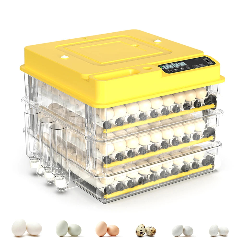 36-216 Egg Incubator for Hatching Eggs, Fully Automatic Egg Incubator with Auto Temp/Water/Turning, for Chicken Duck Goose