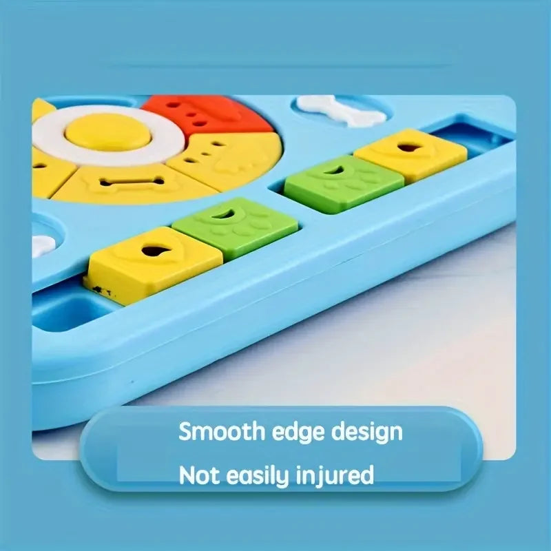 Multifunctional Pet Puzzle Slow Feeder Bowl for Dogs and Cats