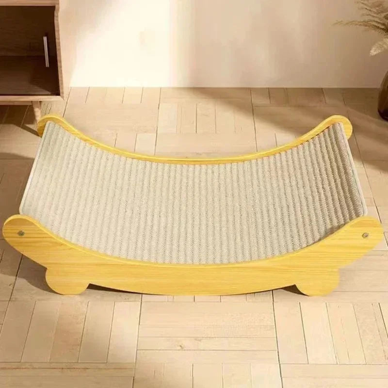 Detachable Wooden Cat Scratching Board And Cat Sleeping Bed