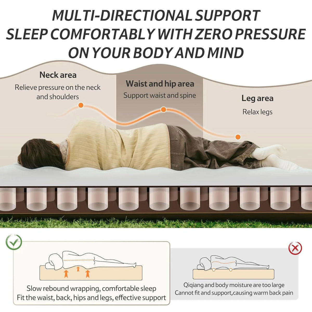 Naturehike Reliable Inflatable Air Mattress For Home And Camping