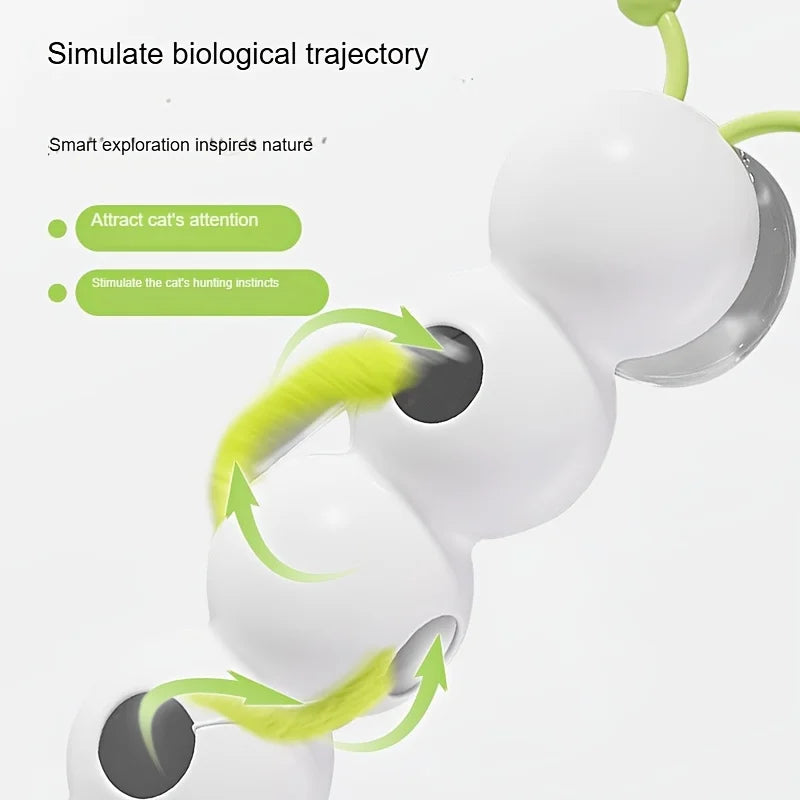 Automatic Sensor Cat Toy With USB Charging To Relieve Boredom