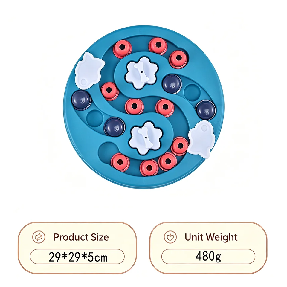 Interactive Pet Puzzle Feeder Toy For Dogs And Cats